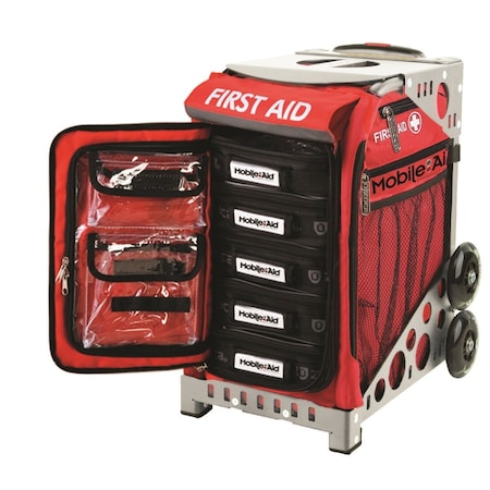 Essentials Pro200 EASY-ROLL Modular First Aid Cart